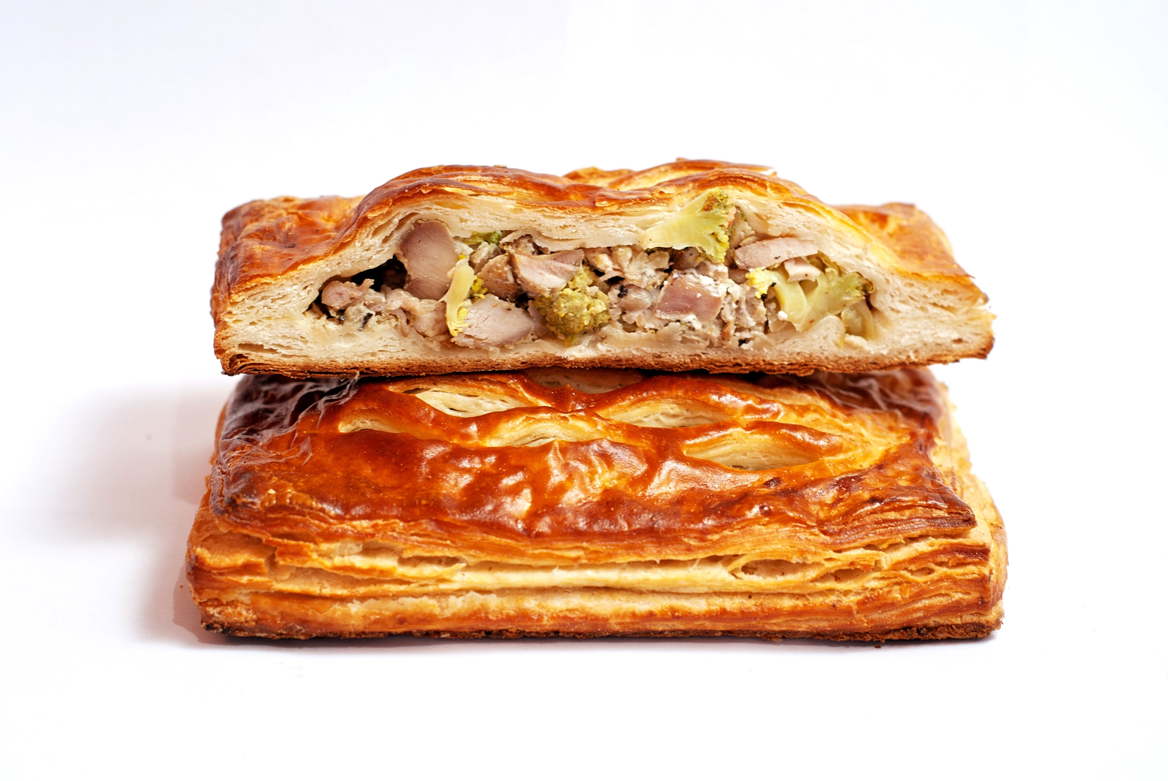 Пирог Шарлота с индейкой и брокколи 600 гр