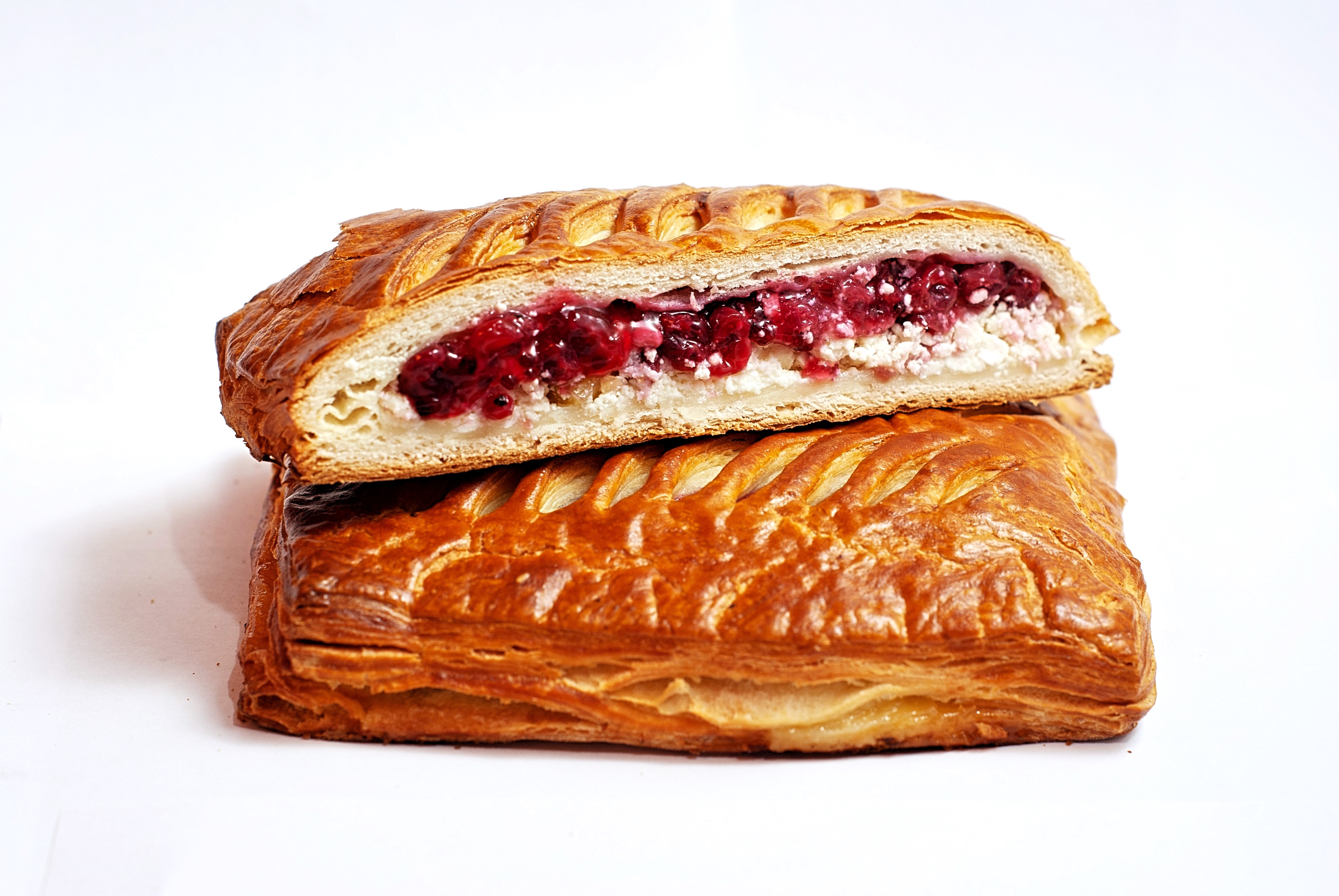 Пирог Шарлота с творогом и малиной 600 гр