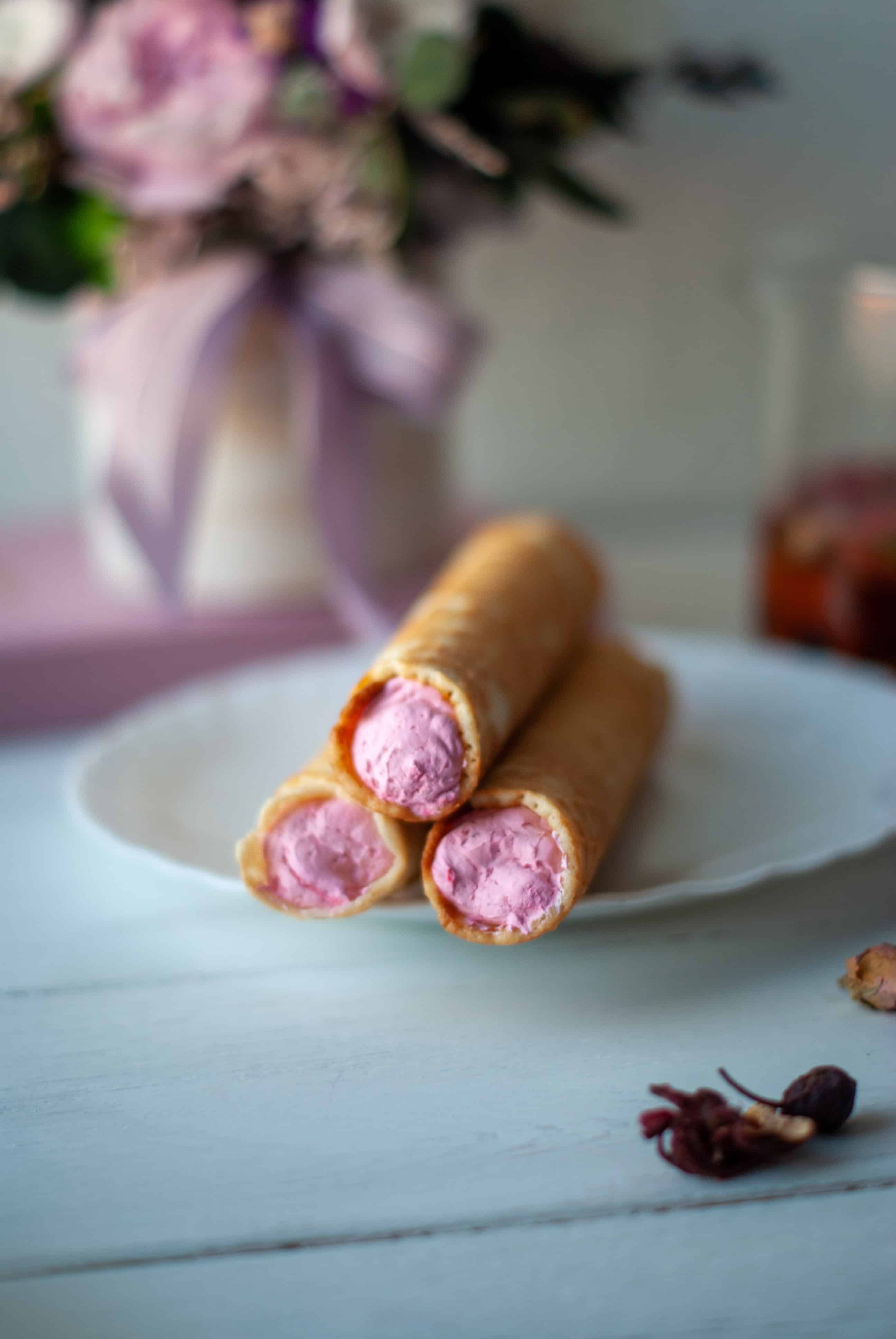 Набор трубочек с черникой и сливками 60гр*6шт